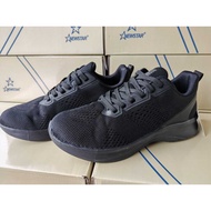 NewStar Black School Shoes M825 [Shoe Lace] Kasut Hitam