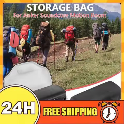 Portable Storage Bags for Speaker Waterproof Storage Cover Box Adjustable for Anker Soundcore Motion