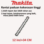 MAKITA Mesin Chainsaw 12 /10 /8 /6 /4 inci Cordless Chainsaw 998V Gergaji Baterai 2 Baterai Handheld