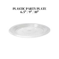 Liventis PP Plate 6.5"/9"/10" Pinggan Plastik Disposable Tableware Pakai Buang