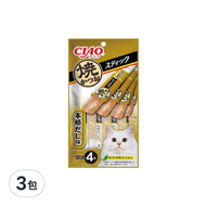 CIAO 寒天鰹魚燒肉泥 貓食  柴魚高湯  60g  3包
