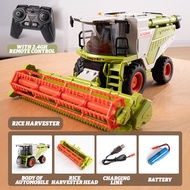 new RC Farm Tractor Toy 2.4G Remote Control Combine Harvester Truck with Sounds Lights & Spray 1:24 