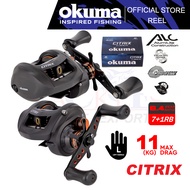 Okuma Citrix Ci 364LXa Baitcasting Fishing Reel (11kg Max Drag)  7+1BB Low Profile BC Left Handle