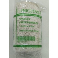 UNIGLOVES CREPE BANDAGE 7.5X4.5CM