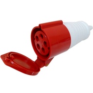 CEE INDUSTRIAL COUPLER/CONNECTOR 32AMP X 5PIN ( RED)
