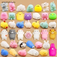 [jewelryboxes] 2/5/10Pcs Mini Animal Squishy Toy Squeeze Ball Toys Fidget Toys Pinch Kneading Toy Stress Reliever Toys Kid Party Favor Boutique