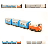 [Meow Model Workshop] TOUCH RAIL Railway Branch Road Q Version Pull Back Small Train Taiwan E200 Fux