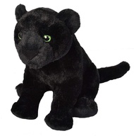 Jaguar Black, Cuddlekins, Stuffed Animal, 12 inches, Gift for Kids, Plush Toy, Fill is Spun Recycled