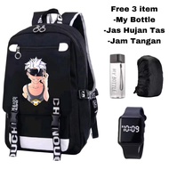Gojo anime bag - jujutsu anime school bag - anime boys bag - cool anime backpack