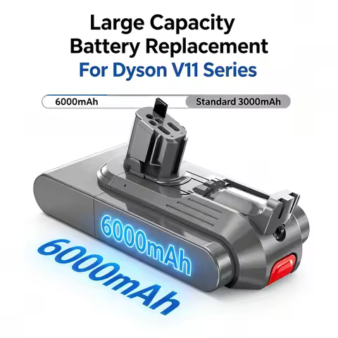 Battery for Dyson V11 Vacuum Cleaner 25.2V 6000mAh Replacement Battery Li-Ion Battery Compatible wit
