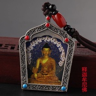 Tibetan Amulet Thangka Pendant Guardian God of Wealth Guanyin Bodhisattva New Style Amulet Tibetan S