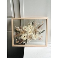 Dried flower frame/ 2-sided mica picture frame/ dried flower pressed frame (size A5)