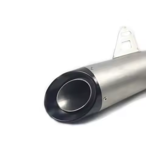 51/60mm 2-Layer 3-Layer Motorcycle Exhaust Muffler Pipe Z250 Z300 Z400 ZX10 MT0709 R25 R3 R6 For Kaw