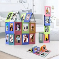 5 PACK Magnetic Picture Frames for Refrigerator, 3 Inch Fridge Photo Frame Magnets for Fujifilm Instax Mini Film Polaroid Papers