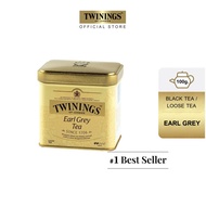 ทไวนิงส์ ชาสีทองอ่อน รสเบา เอิร์ล เกรย์ ชนิดผง 100 กรัม Twinings Earl Grey Loose Tea 100 g.