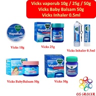 Vicks Vaporub Ointment / Vicks Inhaler / Vicks Baby Balsam