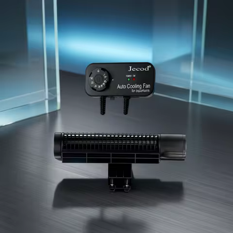 Jebao Jecod ACF Series Aquarium Cooling Fan - Mute Automatic Temperature Control Fan, 12V 3W
