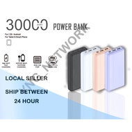 30000mAh Power Bank 30000mAh Powerbank 30000 Powerbank LED Display Quick Charge 2.1A 3 input