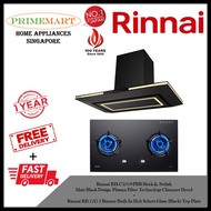 Rinnai RH-C1059-PBR Chimney Hood + Rinnai RB-72G 2 Burner Built-in Hob *BUNDLE DEAL - FREE DELIVERY