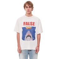 Dangerous Simpson Printing Tee Tops False Hungry Shark Tshirt
