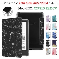 For Kindle 11th Gen 2024 6.0 inch RS23CV E-Reader High quality TPU Cover Kindle 2022 C2V2L3 Transluc