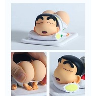 蠟筆小新盲盒 shin chan figure 蜡笔小新 Crayon Kid Bare Ass Kecil Baru Q Bomb Silikon Piyama Pantat Lembut Keci