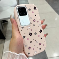 Case For VIVO V30 Pro 5G V29 V29e V27 5G V23 V23i V20 S1 S7 Star Flower Phone Shockproof Round And F