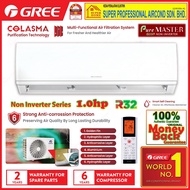 Gree 1.0hp Non Inverter Air Conditioner GWC09AGBXA-K6NNA2A/I & GWC09AGBXA-K6NNA1A/O PURE MASTER COLA