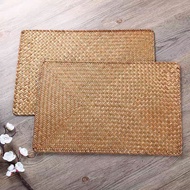 Placemat Mengkuang Rotan Rattan Alas Lapik Pinggan Makan Anyam