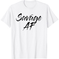 Savage Af Tshirts T-Shirt Mans