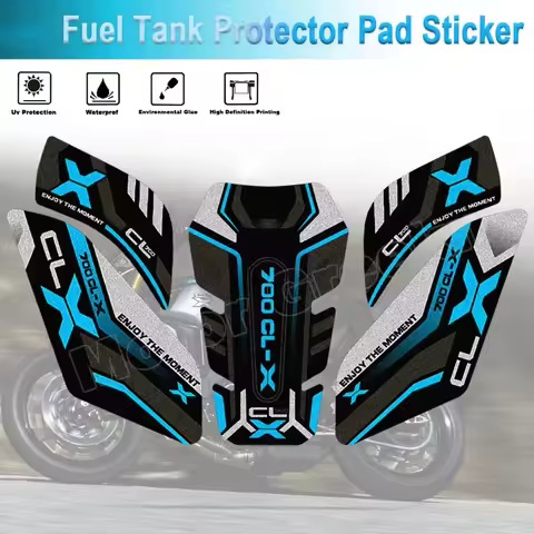 Motorcycel Fuel Gas Tank Pad Protect Sticker Frosted Decal Accessori For MOTO 700 CLX CLX700 700CLX