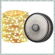 LED String Lights Camping Lantern USB Rechargeable 2 in 1 Portable Outdoor Light with 8 Lighting Mod