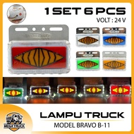 BRAVO B-11 TRUCK BACK LIGHTS 1 SET OF 4 24V UNIVERSAL TRUCK ACCESSORIES
