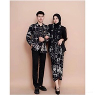 Puspa SET BLACK/ LEBARAN COUPLE BAJU/ KEKANIAN VIRAL BAJU/ KONDANGAN BAJU