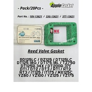 ( PACK/20PCS ) REED VALVE Gasket Yamaha LC125 🍎Apple Gasket RD125 RZ125 DT125 LC R DT175 DT200R [ 10