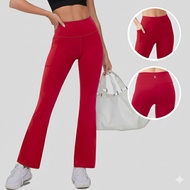 CUTBRAY PANTS Women's Yoga Pants in Color Dark Flare Fit for Sports and Yoga