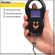MUNDAN Digital Scale, LCD Scale 50Kg Capacity Electronic Hanging Scale, Durable Portable Pocket Scal