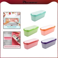 [Phenovo] Ice Cream Container, Ice Cream Bowl for Homemade Ice Cream, Storage Box, Storage Container