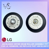 LG Ultra Durable 4581EL2002C Dryer Drum Roller Assembly Replacement Part- Exact Fit for LG Kenmore D