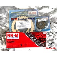 🔥100% Original🔥 Sprocket RKM Set (Yamaha SRL115-Fi / SRL115), Sprocket RKM Yamaha SRL115-Fi / SRL115