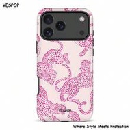 Y2K Dual-Layer Shockproof Phone Case, Glossy Design, Vibrant Colors, Compatible With IPhone 17/16/15