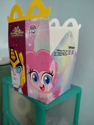 (絕版)麥當勞禮盒麥當勞紙盒彩虹小馬變形金剛my little PONY BUMBLEBEE cyberverse adventures聖誕新年禮物盒紙盒麥當勞開心樂園兒童餐玩具麥當勞紙盒麥當奴禮盒