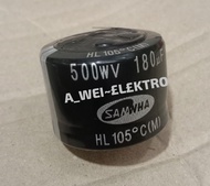 ELCO 500WV 180uF SAMWHA ORIGINAL KAPASITOR