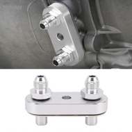Vsphmy Transmission Cooler Line Adapter Plate with 6AN Ports and Gasket 551121 Replacement for 6L80E