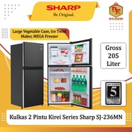 Kulkas 2 Pintu Kirei Series Sharp SJ-236MN