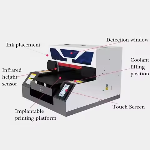 A3 Smart Phone Case ID Card Flatbed LED UV Inkjet Printer Machine