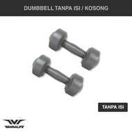Wannalife Unfilled Plastic Dumbbell | Barbell Barbell Dumbell Empty 3kg 5kg 7kg 10kg 3 kg 5 kg 7 kg 
