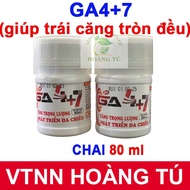 Foliar fertilizer GA4+7 - GA4 + GA7: The secret to producing large, round fruits - 80ml bottle