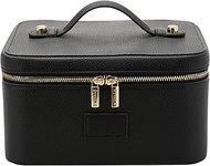 ETOILE - Vanity Case, Black, Zippered Vanity Case With Convenient Carry Handle