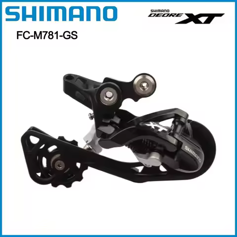 Shimano Deore XT RD-M781 Rear Derailleur GS 10Speed Black For Mountain Bike Original MTB Bicycle Acc
